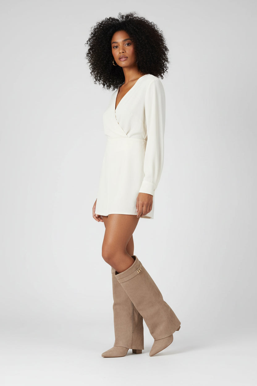 Suède Laarzen met Metallic Details Dames | Comfort & Stijlvol | Tamira