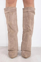 Suède Laarzen met Metallic Details Dames | Comfort & Stijlvol | Tamira