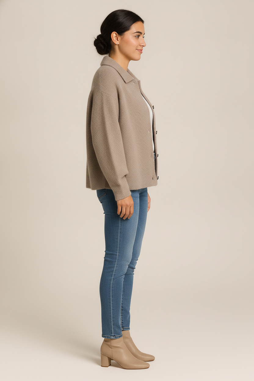 Philippa – Taupe – zijaanzicht