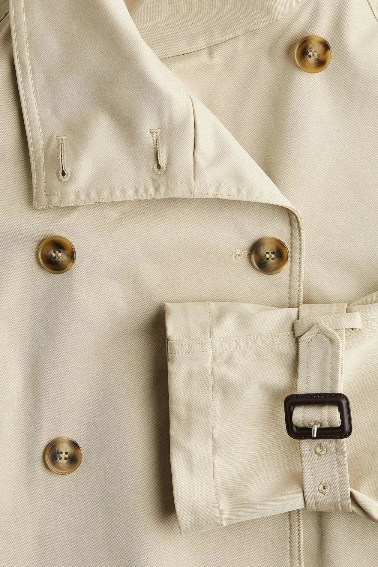 Trenchcoat met Hoge Kraag Dames | Strikceintuur & Tijdloos | Mirava