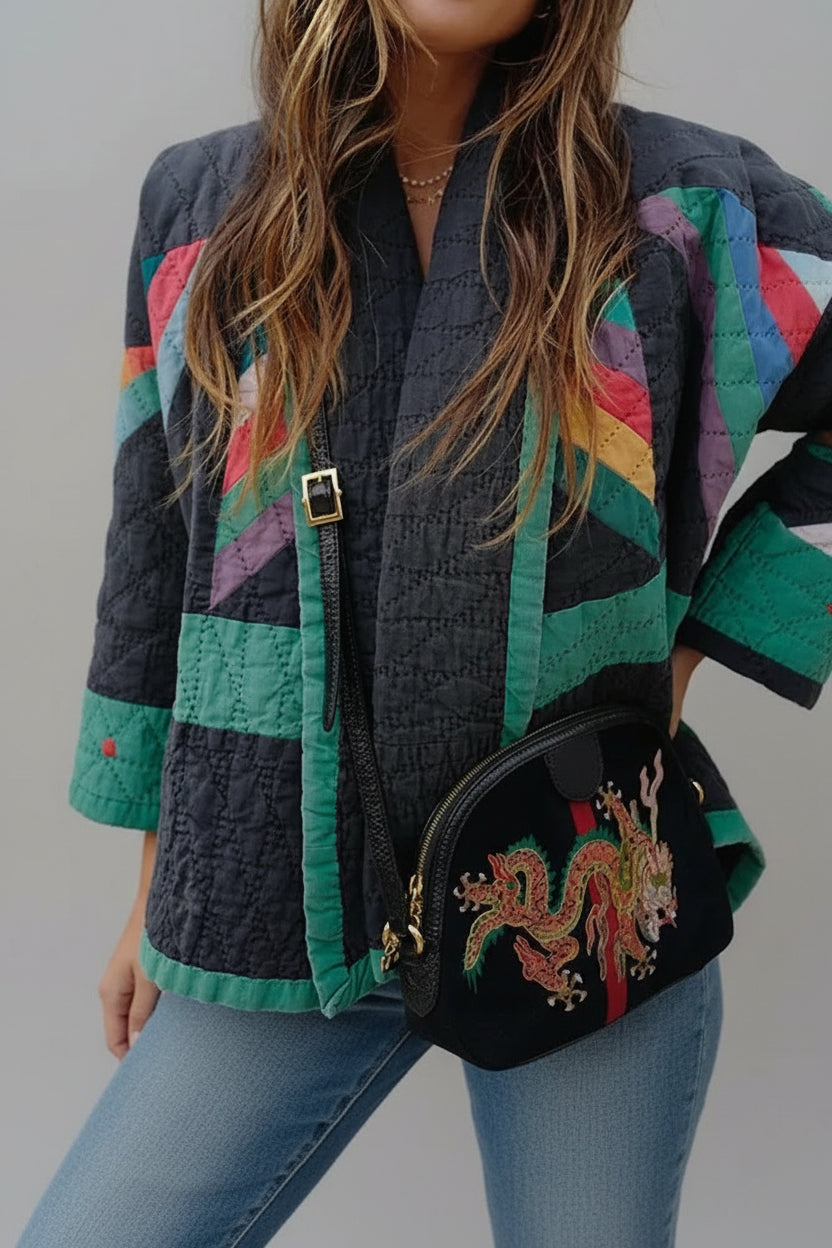 Tussenjas Dames Anya - Oversized en Multicolor