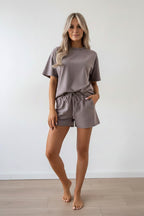 Tweedelig Set Dames | Verstelbare Taille & Ripped Design | Clareva