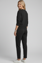 Tweedelig Set Ronde Hals Top en Broek voor Dames | Comfortabel | Imen