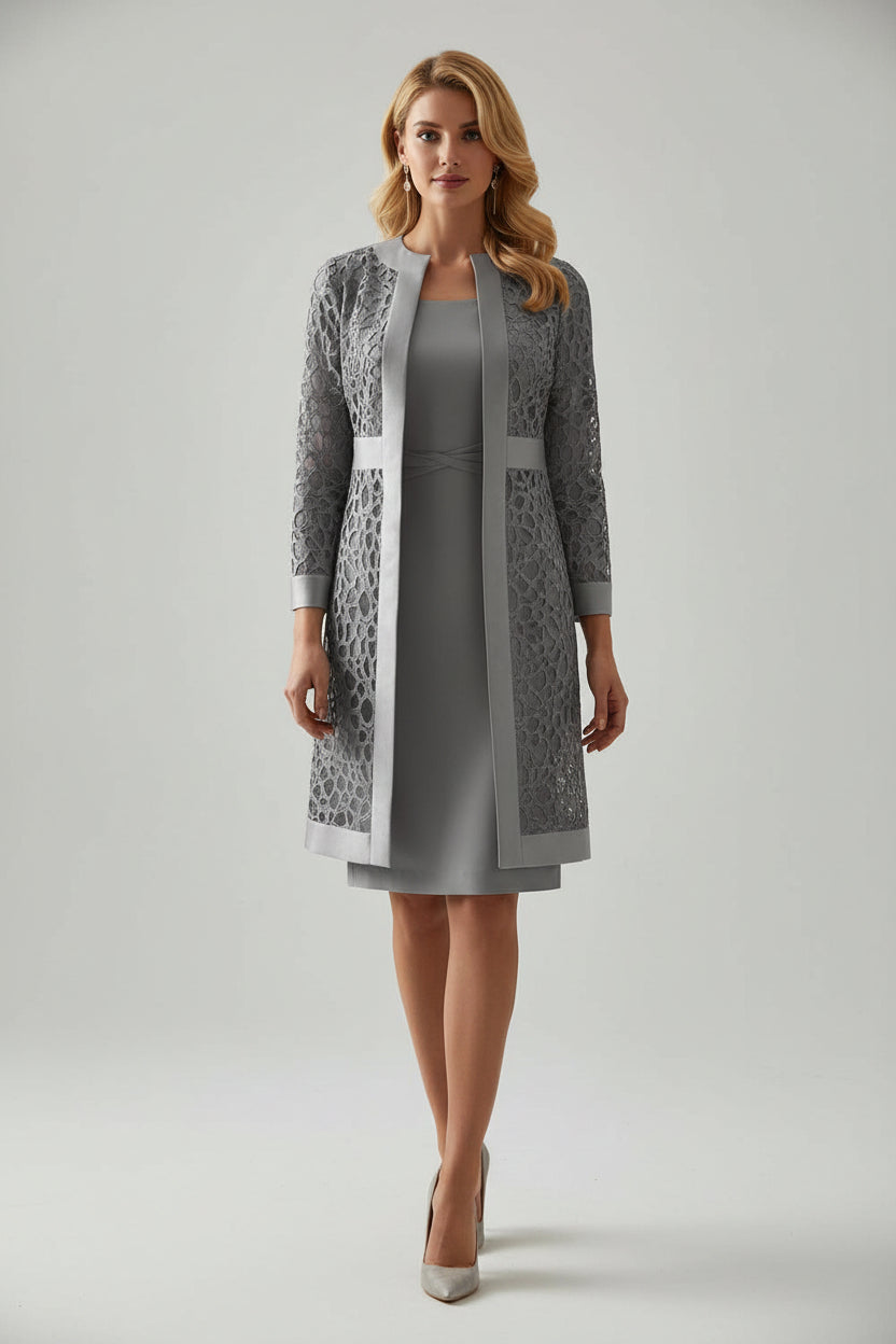 Tweedelige Dames Set Amara - Stretch Pasvorm en Kanten Details