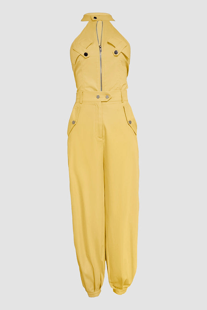 Tweedelige Dames Set Bianca - Cargo Details en Mouwloze Top
