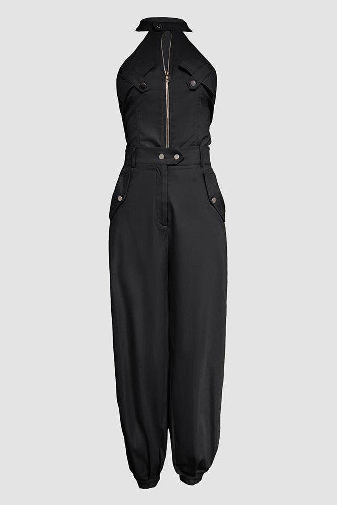 Tweedelige Dames Set Bianca - Cargo Details en Mouwloze Top