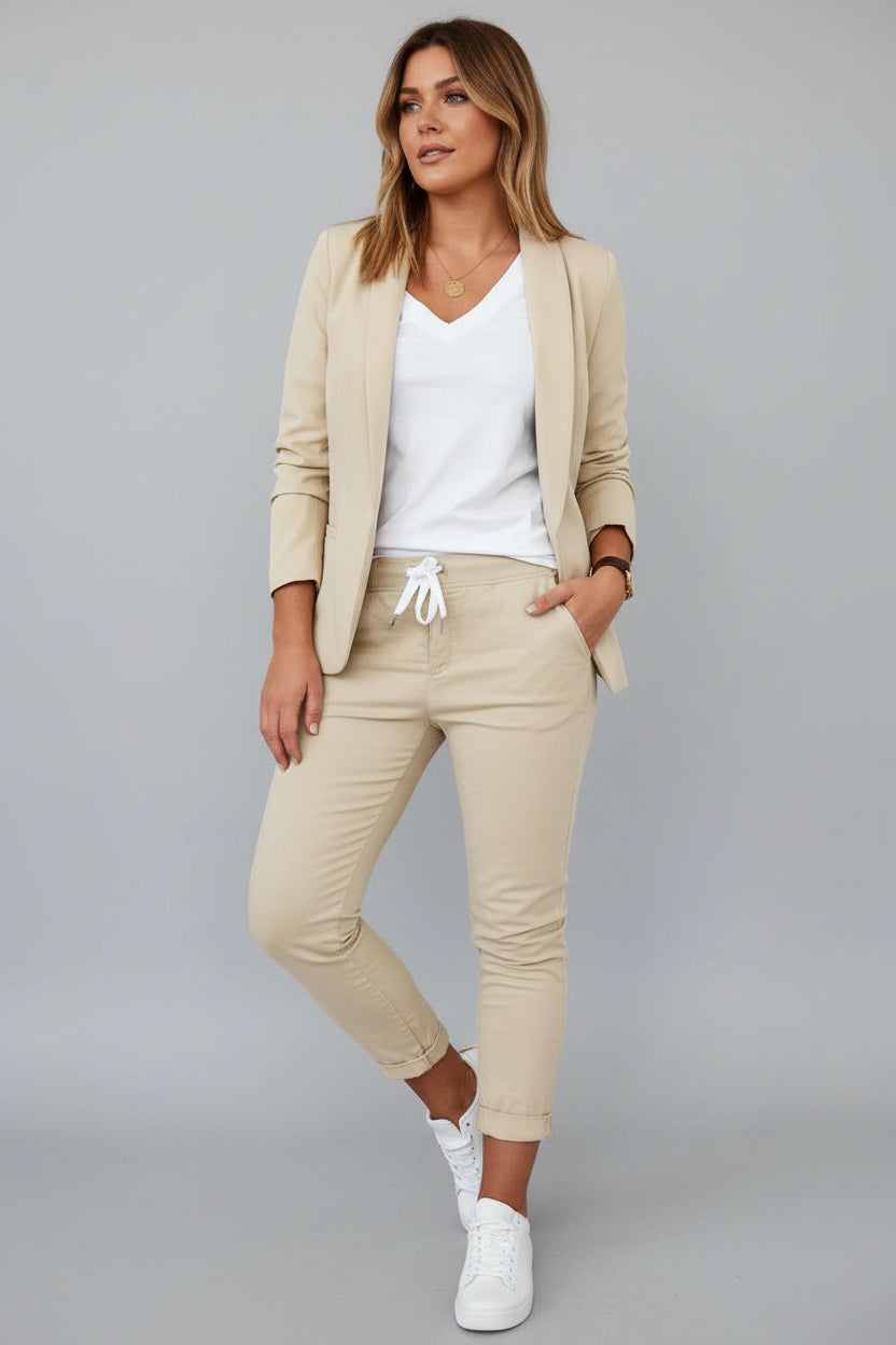 Tweedelige Dames Set Grace - Blazer en Jogger Broek