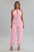 Tweedelige Dames Set Lisette - Halter Top en Pantalon