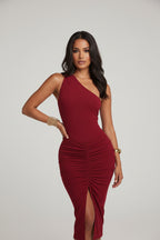 Two-Piece Set met One-Shoulder Bodysuit & Rok voor Dames | Karissa