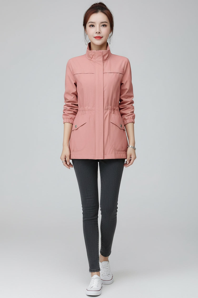Waterproof Trenchcoat Dames | Lichtgewicht, Windproof & Verstelbare Taille | Vivara