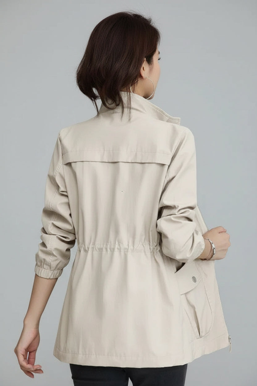 Waterproof Trenchcoat Dames | Lichtgewicht, Windproof & Verstelbare Taille | Vivara