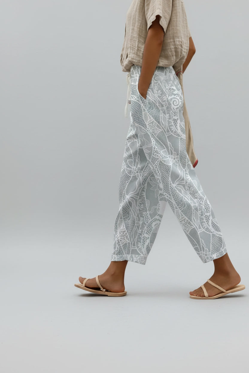 Wide Leg Zomer Broek Dames Luchtig Katoen | Brisa
