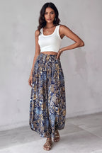 Wijde Broek Dames Colette - Wijde Pijpen en Elastische Taille