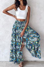 Wijde Broek Dames Colette - Wijde Pijpen en Elastische Taille