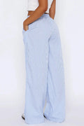 Wijde Broek Dames Dalissa - Hoge Taille en Wijde Pijpen