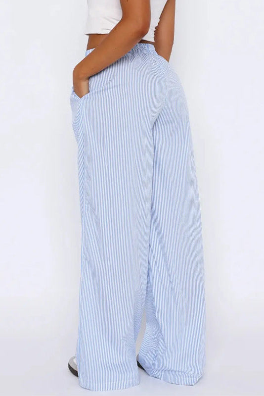 Wijde Broek Dames Dalissa - Hoge Taille en Wijde Pijpen