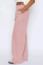 Wijde Broek Dames Dalissa - Hoge Taille en Wijde Pijpen