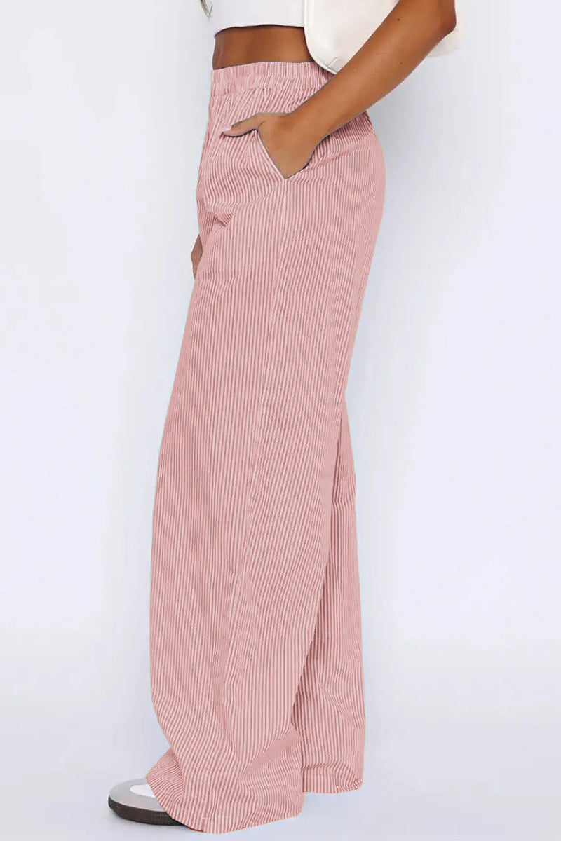 Wijde Broek Dames Dalissa - Hoge Taille en Wijde Pijpen