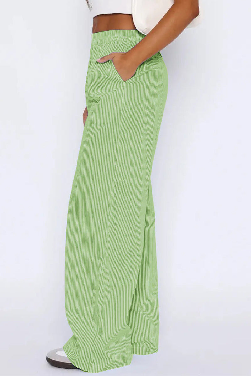 Wijde Broek Dames Dalissa - Hoge Taille en Wijde Pijpen