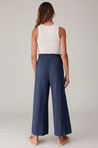 Wijde Broek Dames Elara - Wijde Pijpen en Elastische Taille