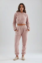 Zachte Fleece Lounge Set met Hoodie voor Dames | Comfortabel | July