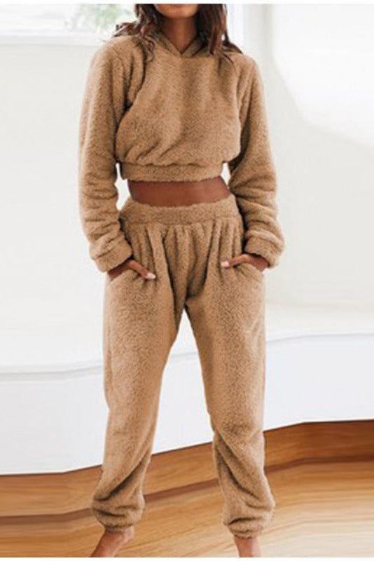 Zachte Fleece Lounge Set met Hoodie voor Dames | Comfortabel | July