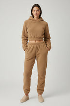 Zachte Fleece Lounge Set met Hoodie voor Dames | Comfortabel | July