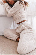 Zachte Fleece Lounge Set met Hoodie voor Dames | Comfortabel | July