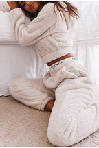 Zachte Fleece Lounge Set met Hoodie voor Dames | Comfortabel | July
