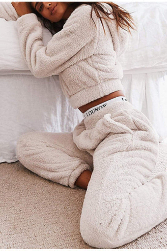 Zachte Fleece Lounge Set met Hoodie voor Dames | Comfortabel | July