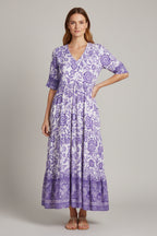Zomerjurk Dames Elegante Jurk Chiffon V-hals | Flora