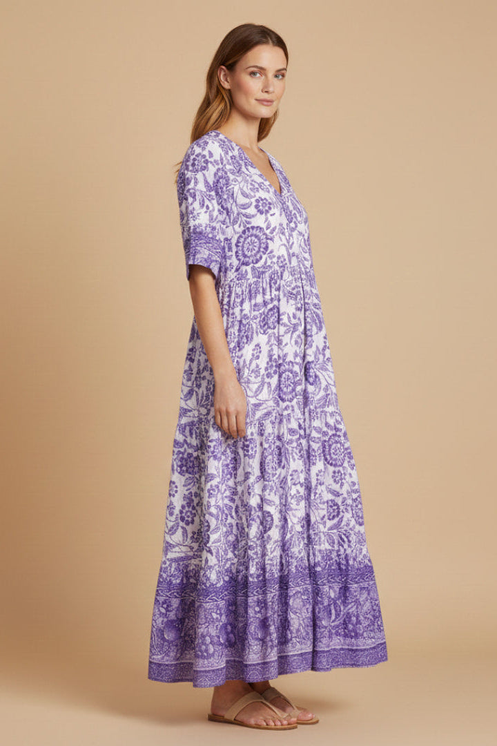 Zomerjurk Dames Elegante Jurk Chiffon V-hals | Flora