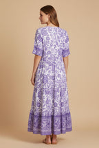 Zomerjurk Dames Elegante Jurk Chiffon V-hals | Flora