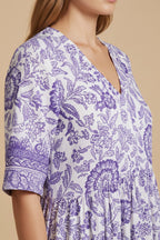 Zomerjurk Dames Elegante Jurk Chiffon V-hals | Flora