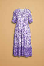 Zomerjurk Dames Elegante Jurk Chiffon V-hals | Flora