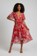 Zomerjurk Dames Liora - V-Hals en Tailleceintuur