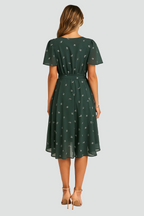 Zomerjurk Dames Liora - V-Hals en Tailleceintuur