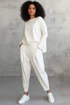 Zomerset Dames Oversized Trui Fuselé Broek Hoge Taille | Solange