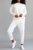 Zomerset Dames Oversized Trui Fuselé Broek Hoge Taille | Solange